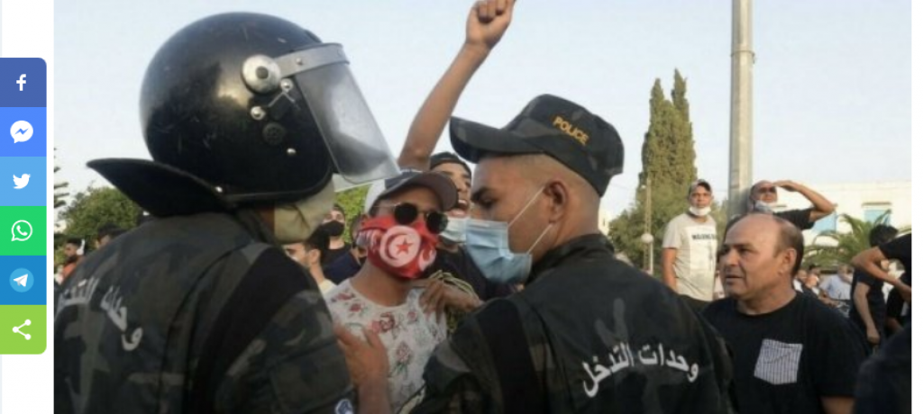 Tunisie : Des affrontements éclatent devant le Parlement après sa suspension