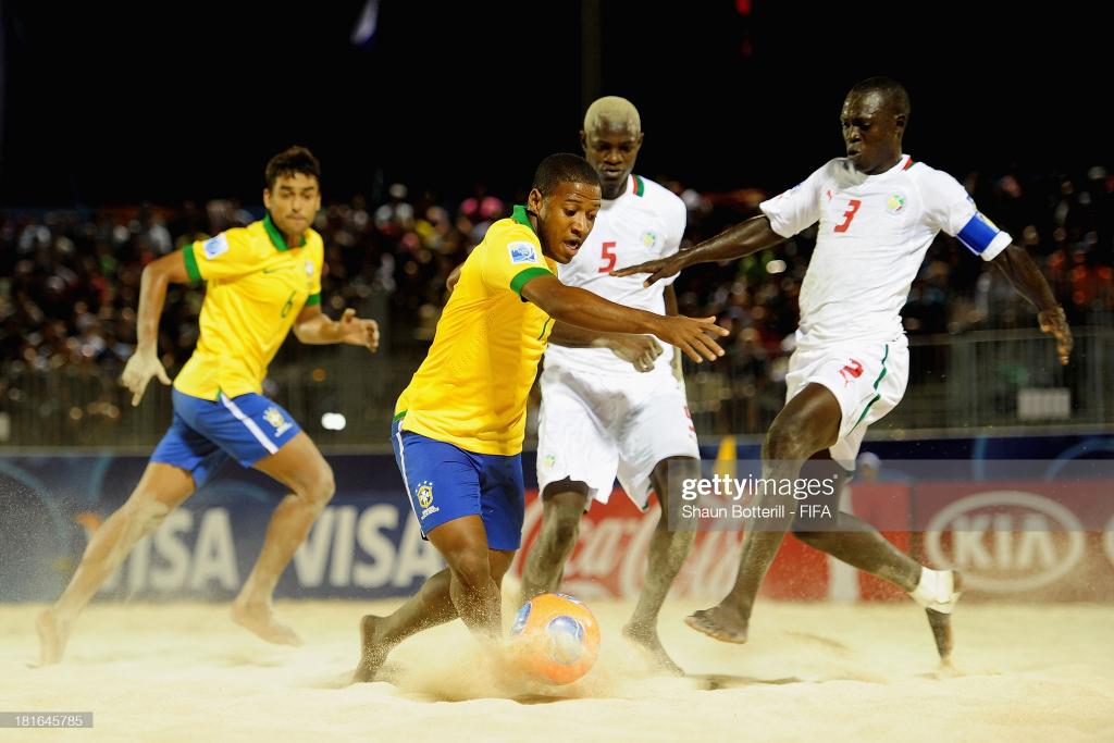 Mondial de Beach Soccer : Ngalla Sylla évoque le Brésil, nation la plus titrée