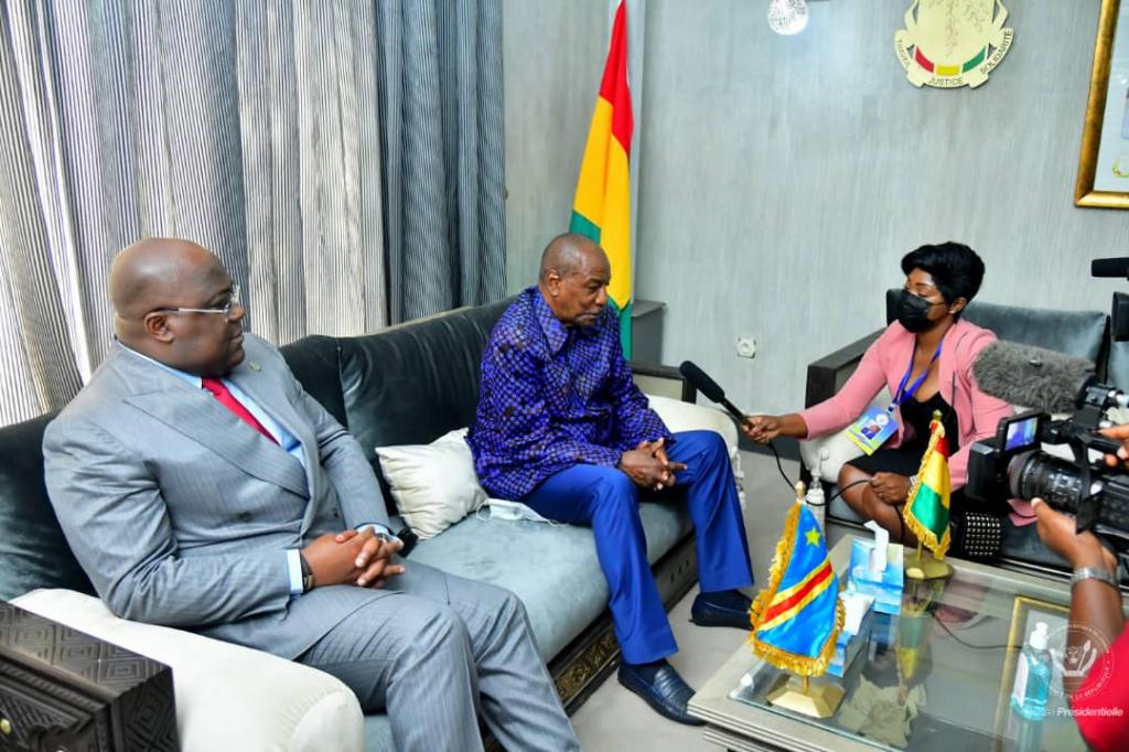 Guinée: Les manœuvres de Tshisekedi pour accueillir Condé à Kinshasa, la junte dit niet