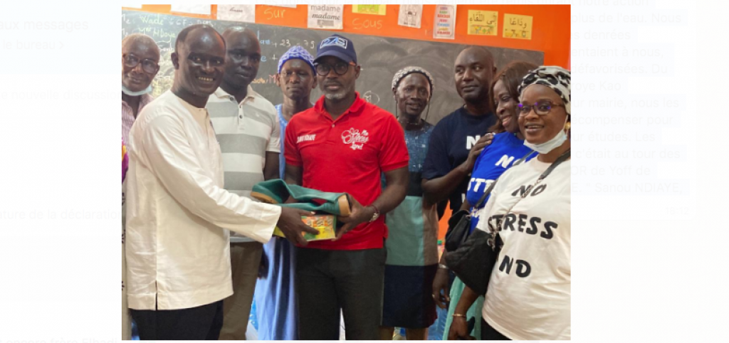 NO STRESS LAND récompense les enseignants et les pensionnaires de l\'école élémentaire Cheikh Tidiane Hane