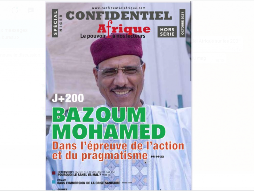 Niger - Mouhamed Bazoum 200 jours faits de transpiration...