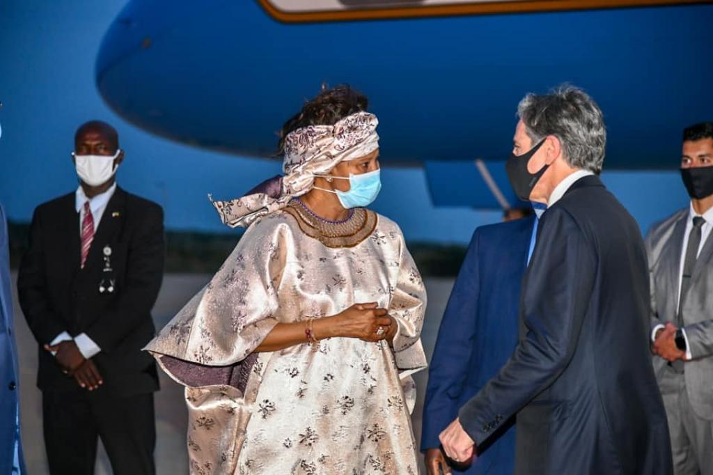 Le Secrétaire d’Etat américain, Antony Blinken est arrivé au Sénégal (Photos)