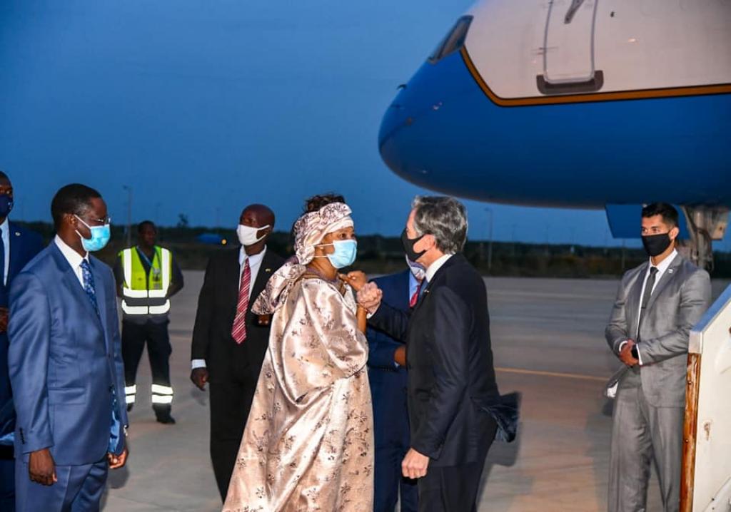 Le Secrétaire d’Etat américain, Antony Blinken est arrivé au Sénégal (Photos)