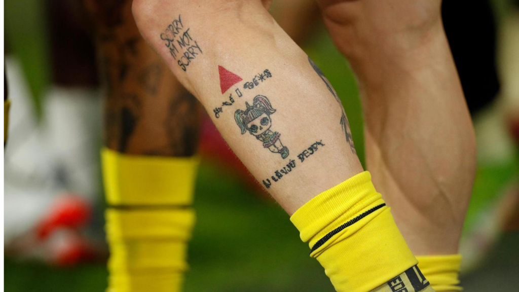 Chine : Les tatouages sont désormais interdits pour les footballeurs de la sélection 