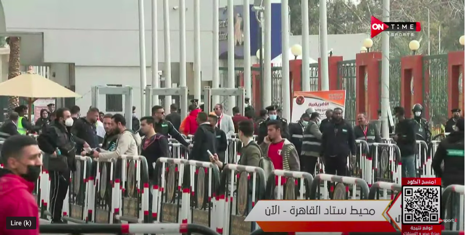 Égypte-Sénégal : le public commence à arriver au stade International du Caire 