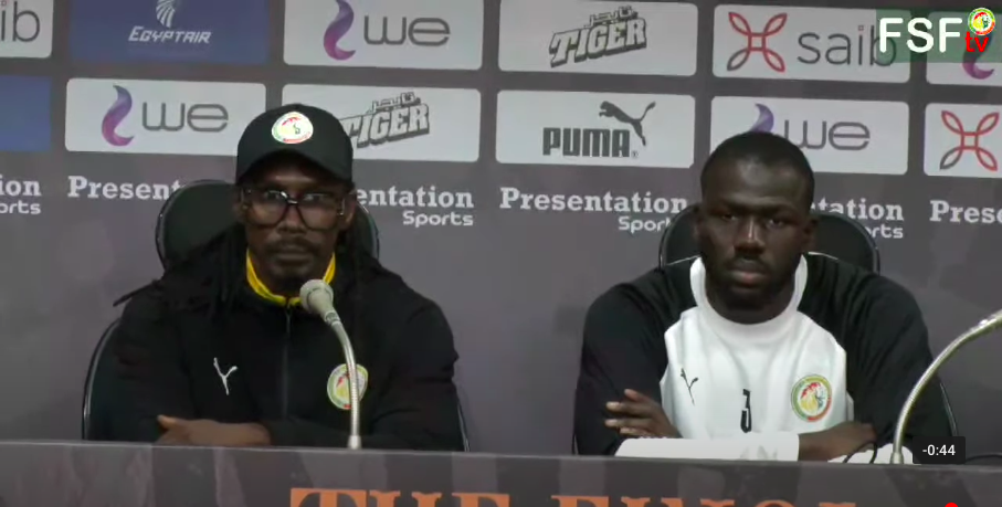 Revivez la conférence de presse de l'équipe du Sénégal