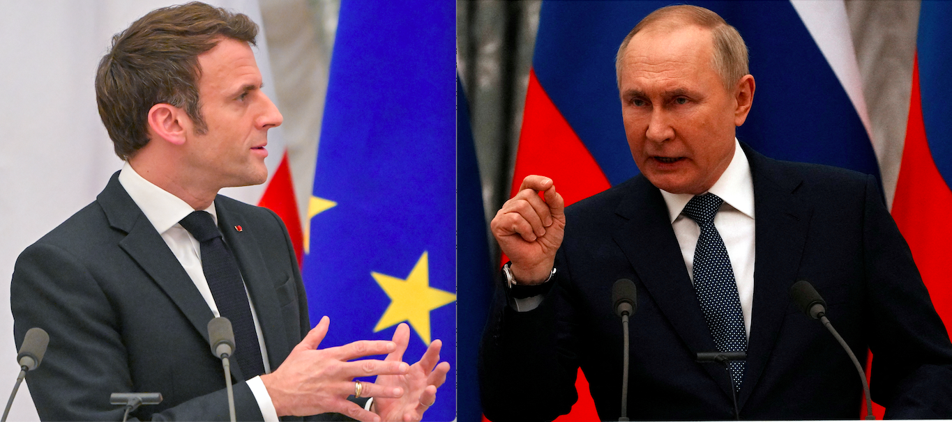 Poutine dit à Macron que l'Occident doit cesser de fournir des armes à Kiev…