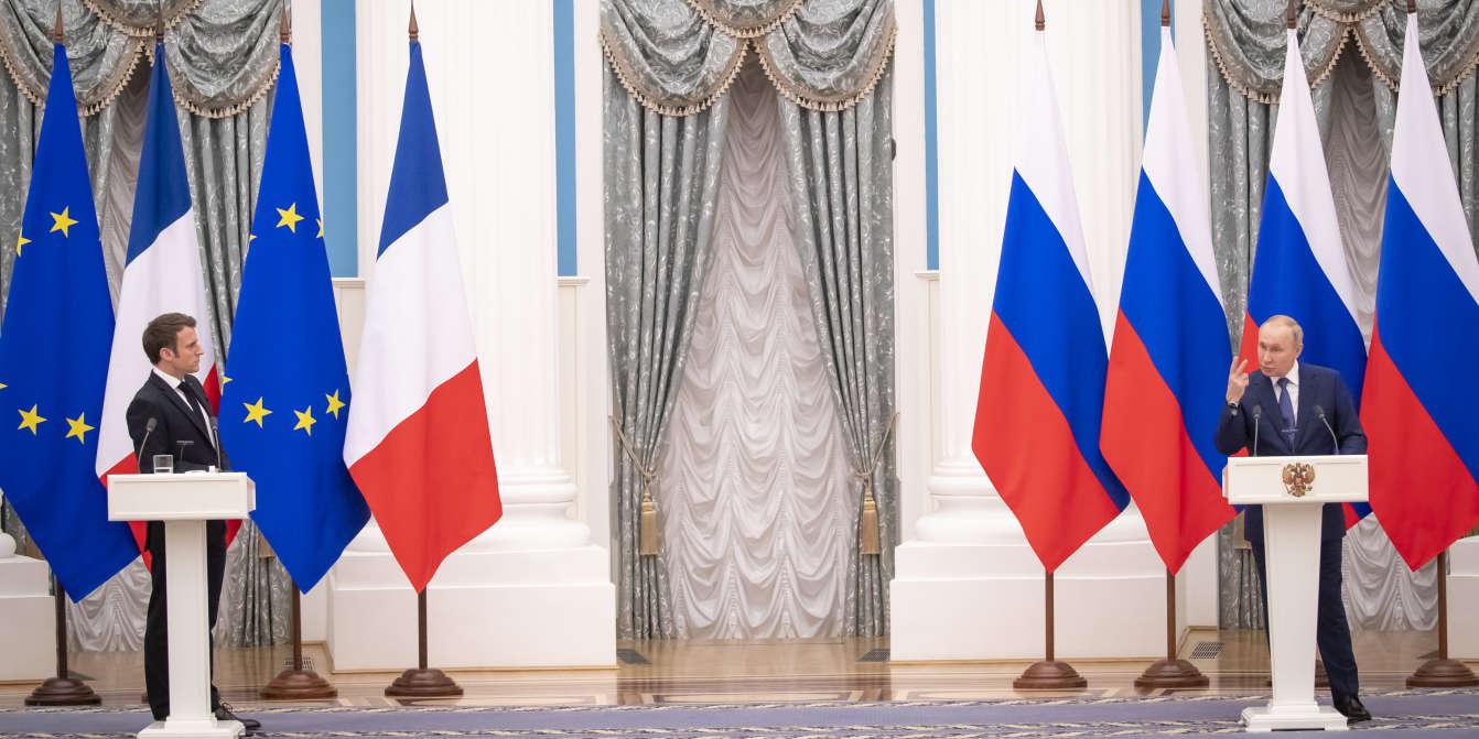 Vladimir Poutine félicite Emmanuel Macron 
