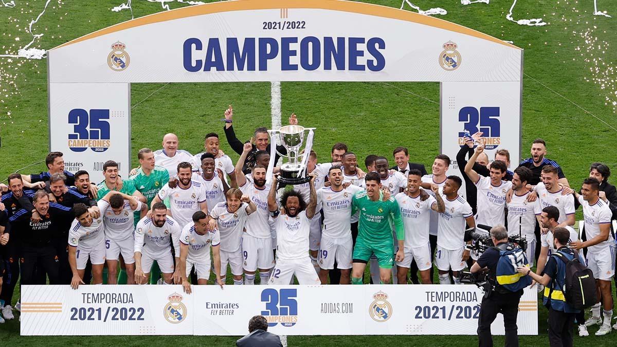 Le Real Madrid remporte la Liga pour la 35e fois de son histoire !