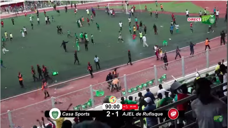 Demi-finale Coupe du Sénégal : des incidents en fin de match Casa-AJEL