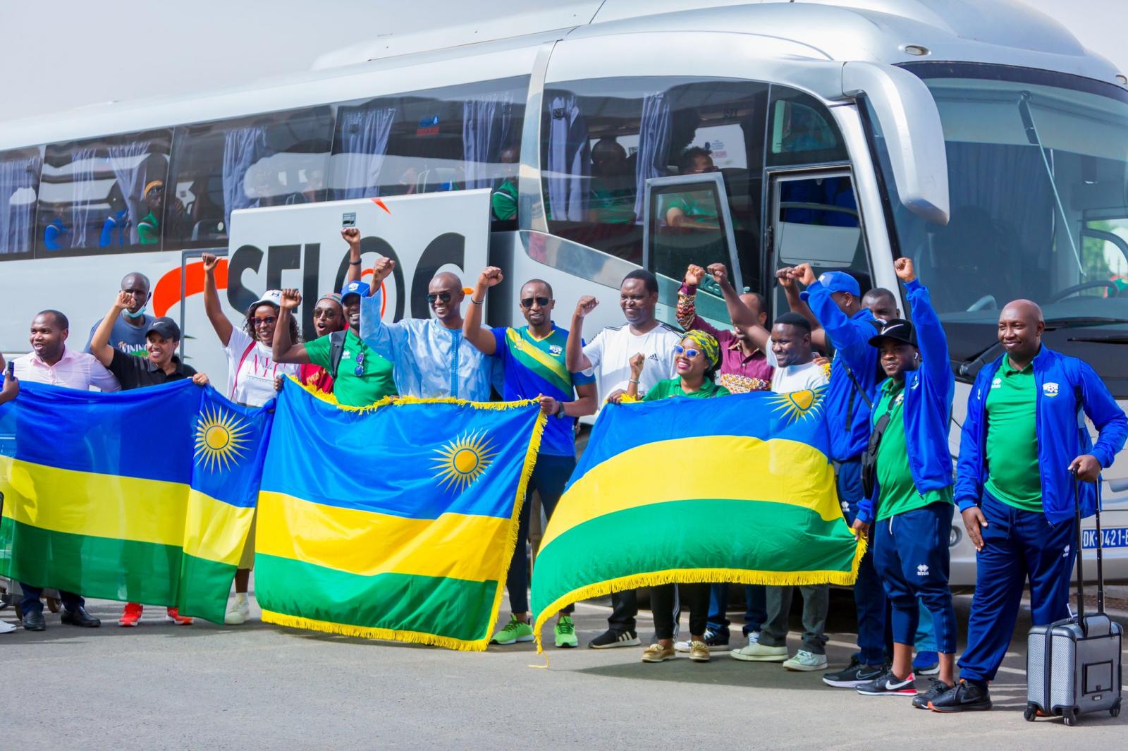 Eliminatoires CAN 2023 : l'équipe du Rwanda est à Dakar (IMAGES)