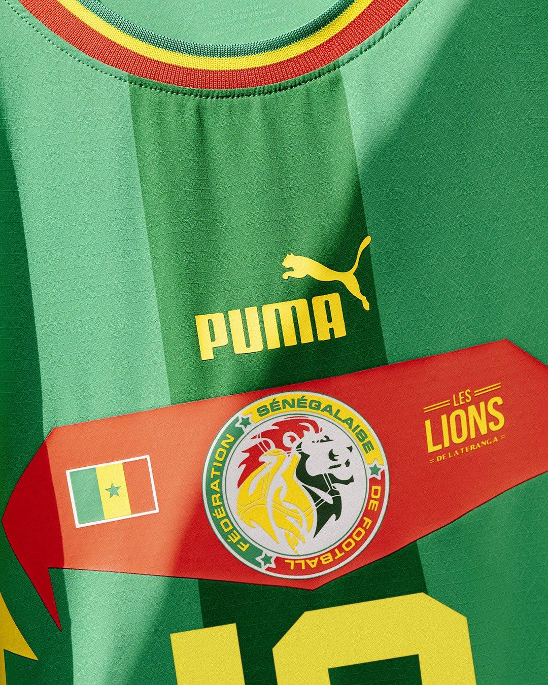 Puma officialise le maillot extérieur du Sénégal (Photos)