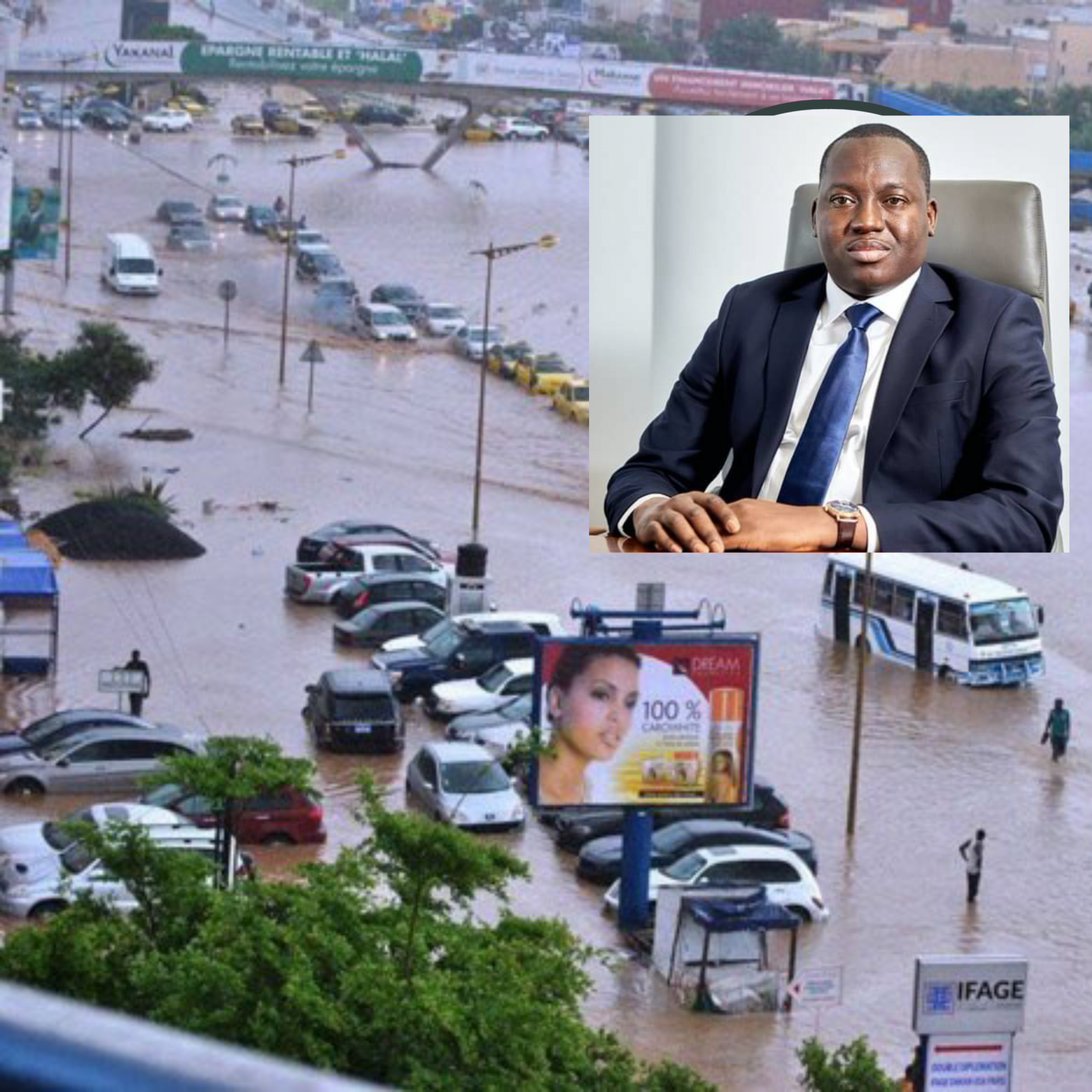 Souleymane NDIAYE de la S2D compatit avec les sénégalais touchés par les pluies diluviennes 