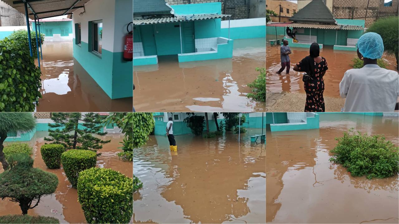 Le centre de Santé Philip Senghor submergé !