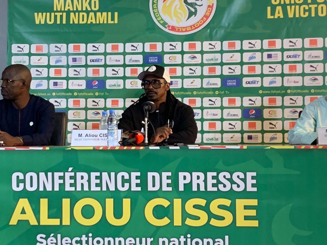 Revivez la conférence de presse d'Aliou Cissé