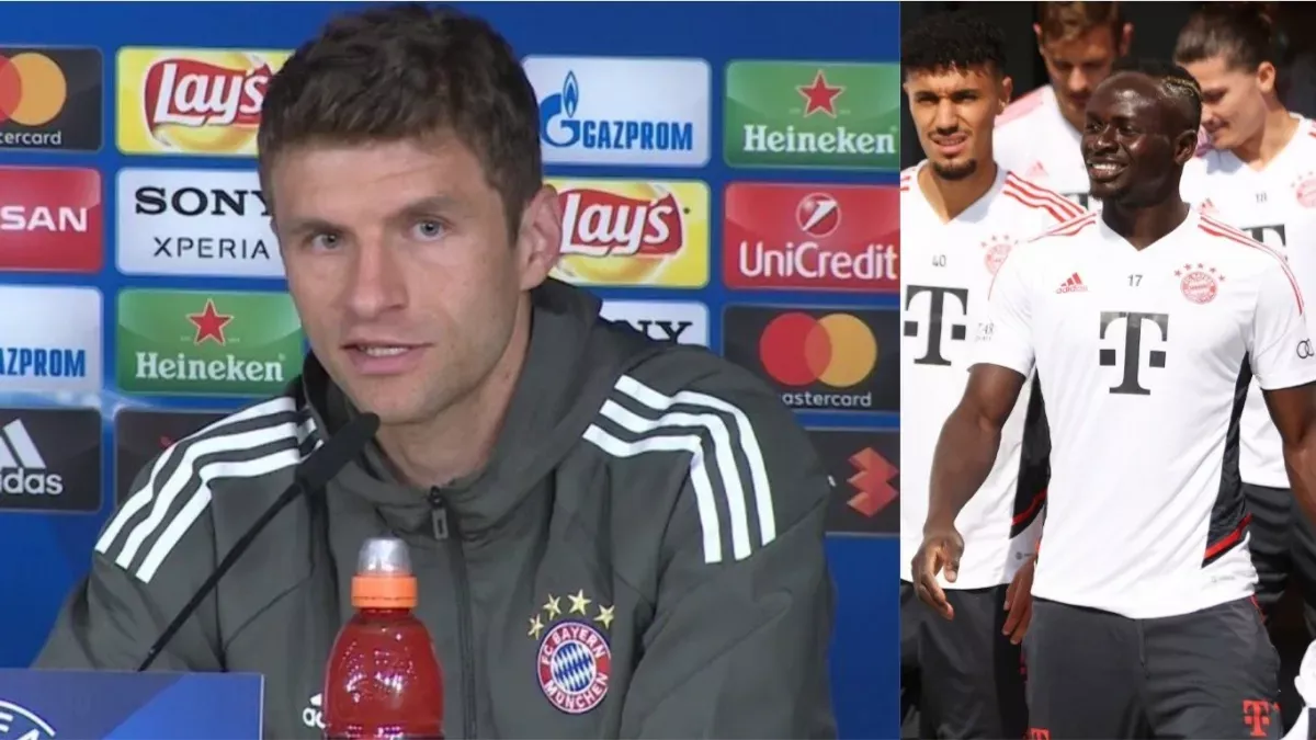 La blague de Sadio Mané à Müller avant le choc Bayern-Barça