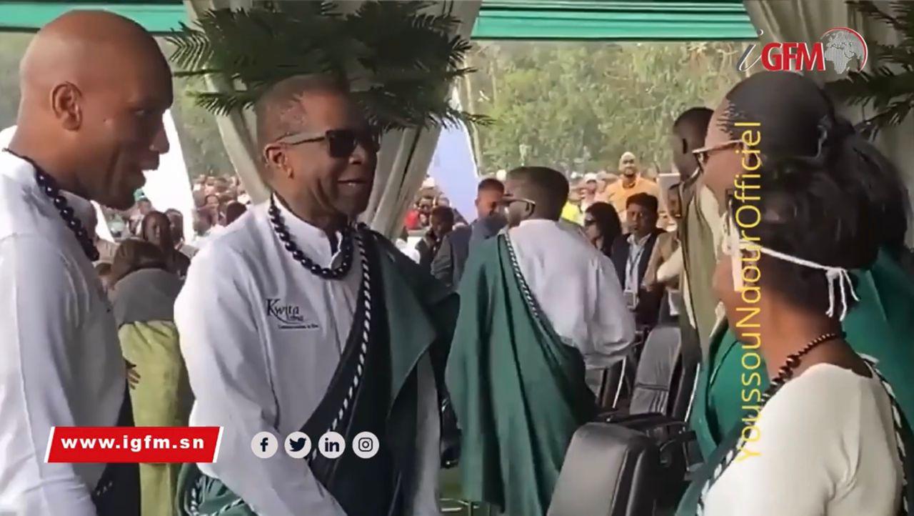 Youssou Ndour au Kwita Izina, au Rwanda : 