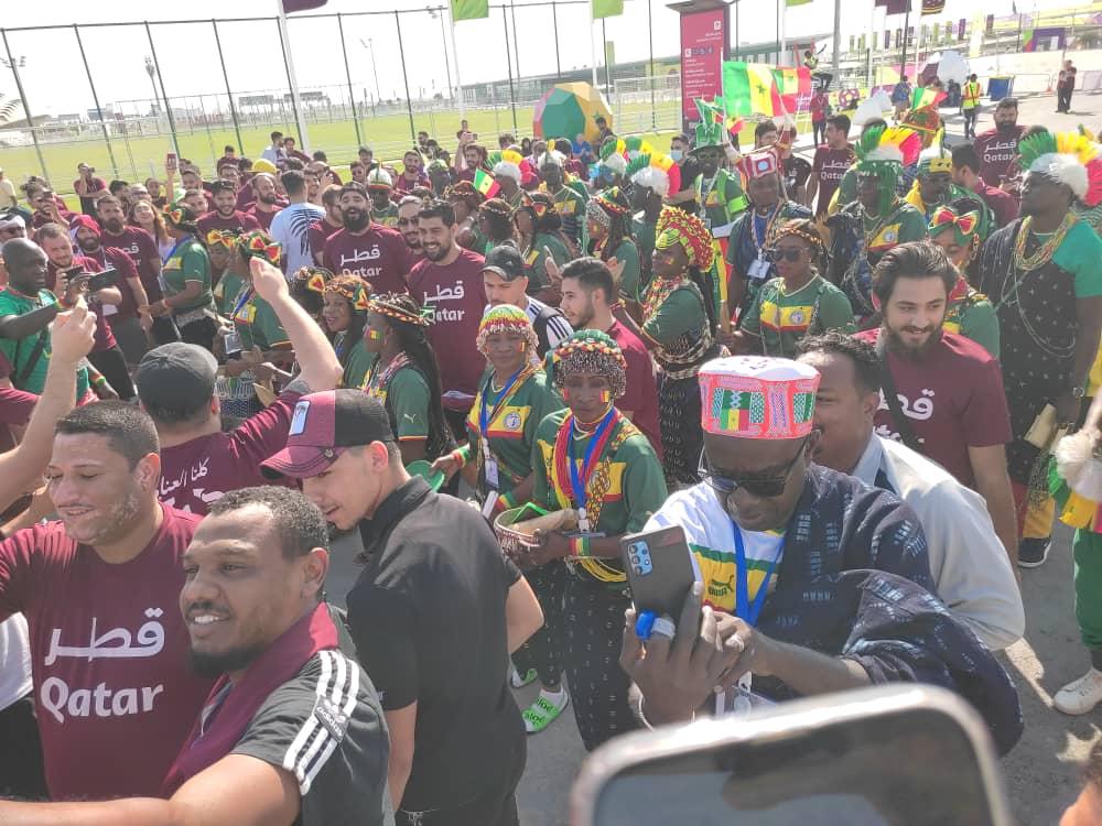 CM 2022 : les belles images de l'avant-match Qatar vs Sénégal à l'entrée du stade