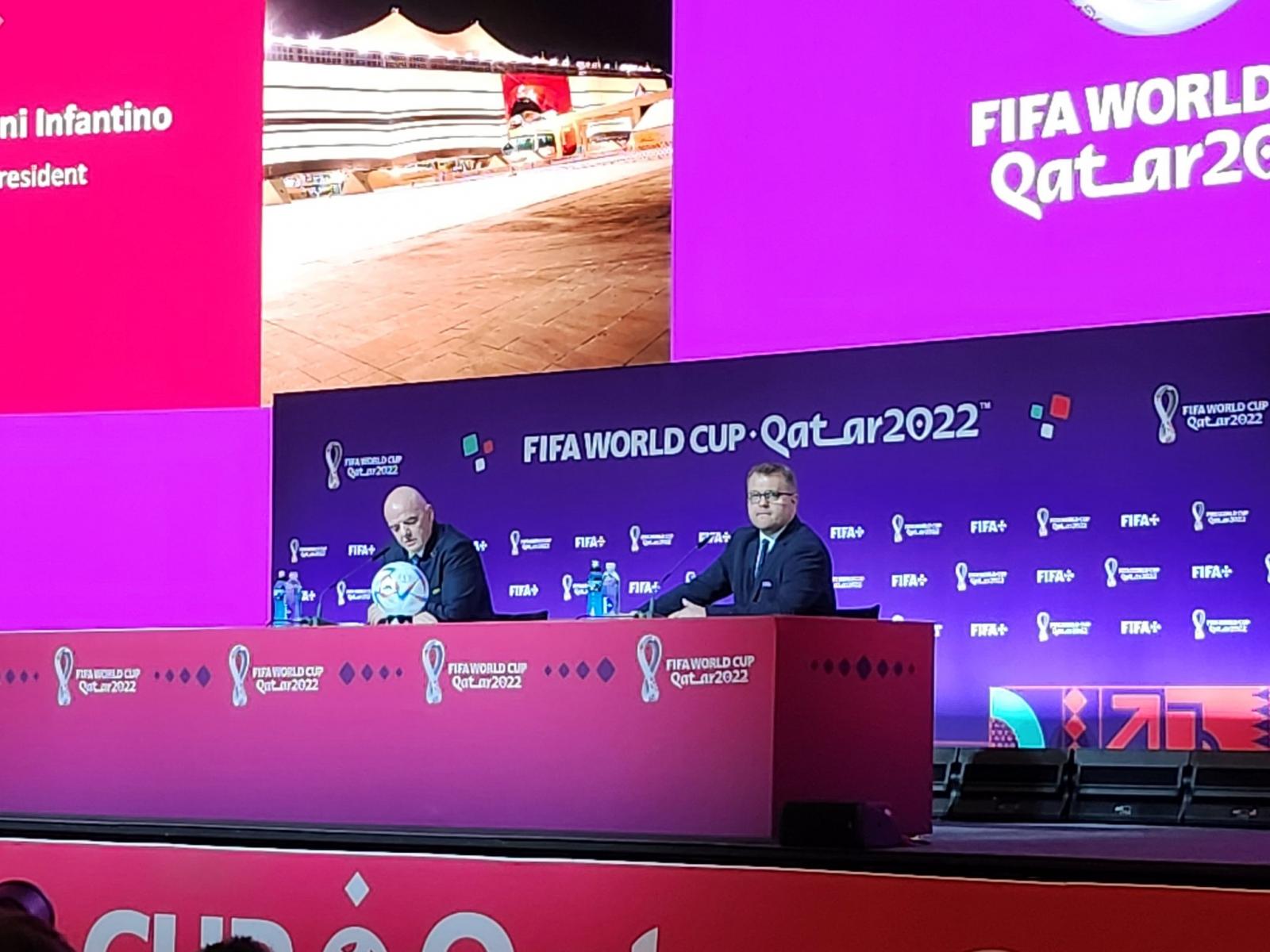 DIRECT DOHA : suivez la conférence de presse du président de la FIFA