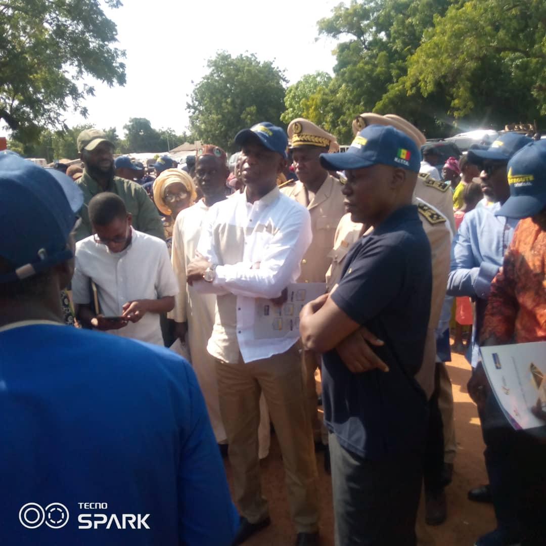  Casamance: Le ministre des Infrastructures, des Transports Terrestres et du Désenclavement en visite de chantiers