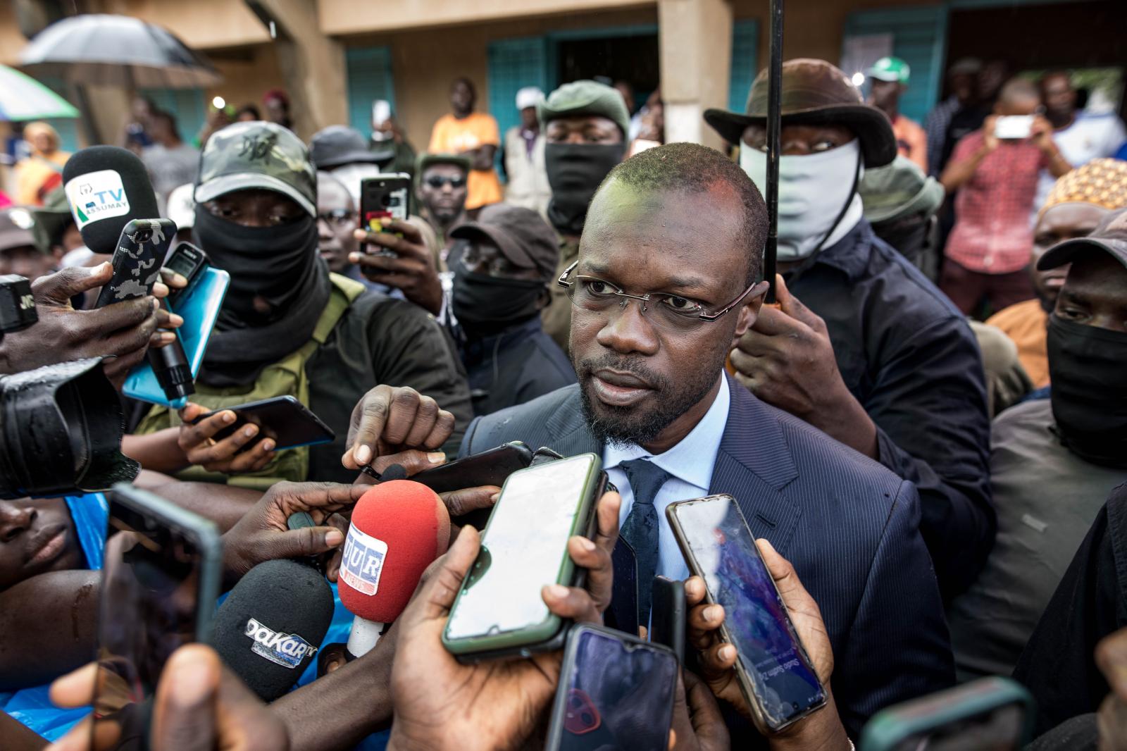 La réaction à chaud de Sonko à la fin de son audition !