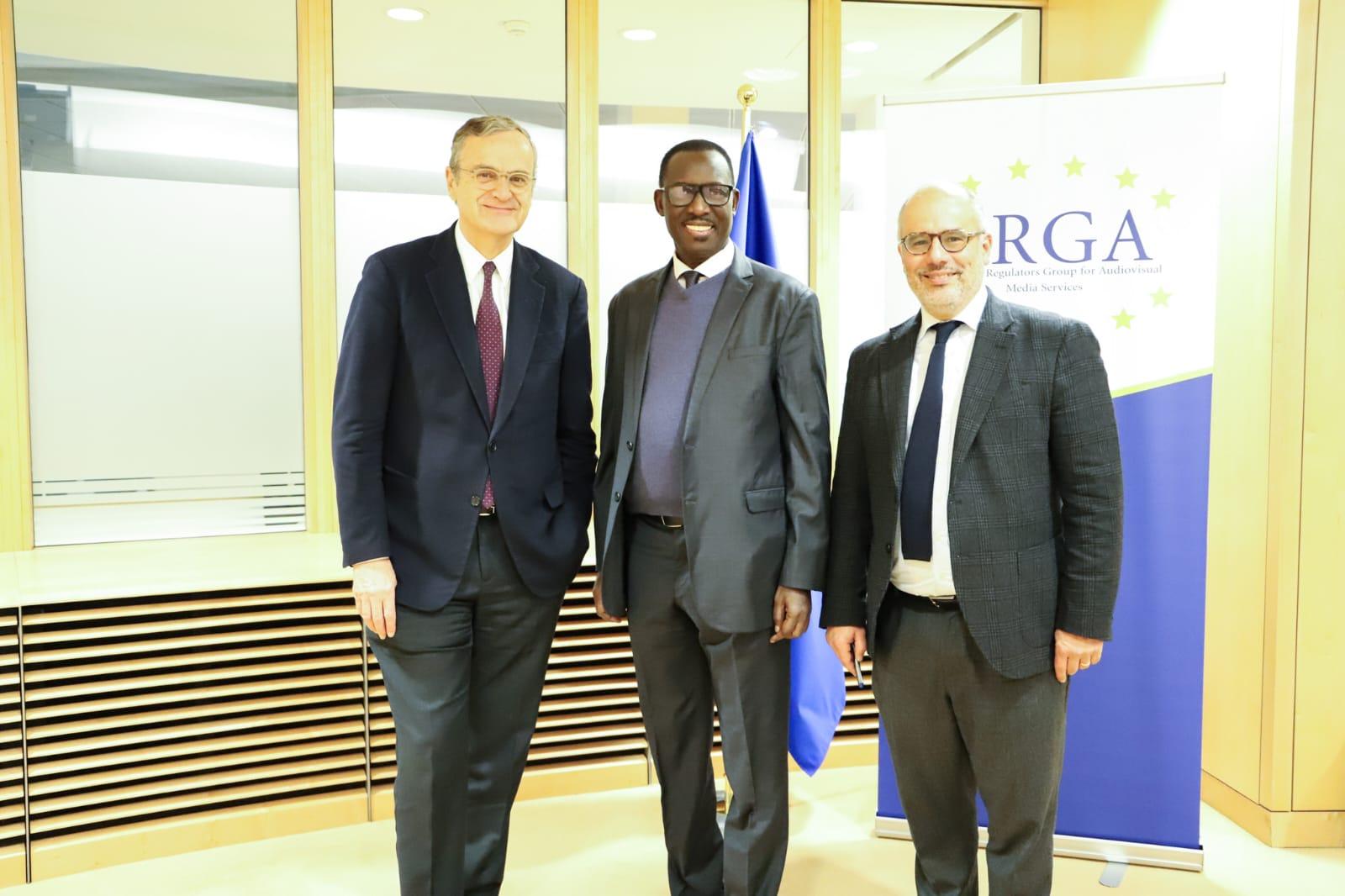 Babacar Diagne,hôte de L ‘ERGA à Bruxelles