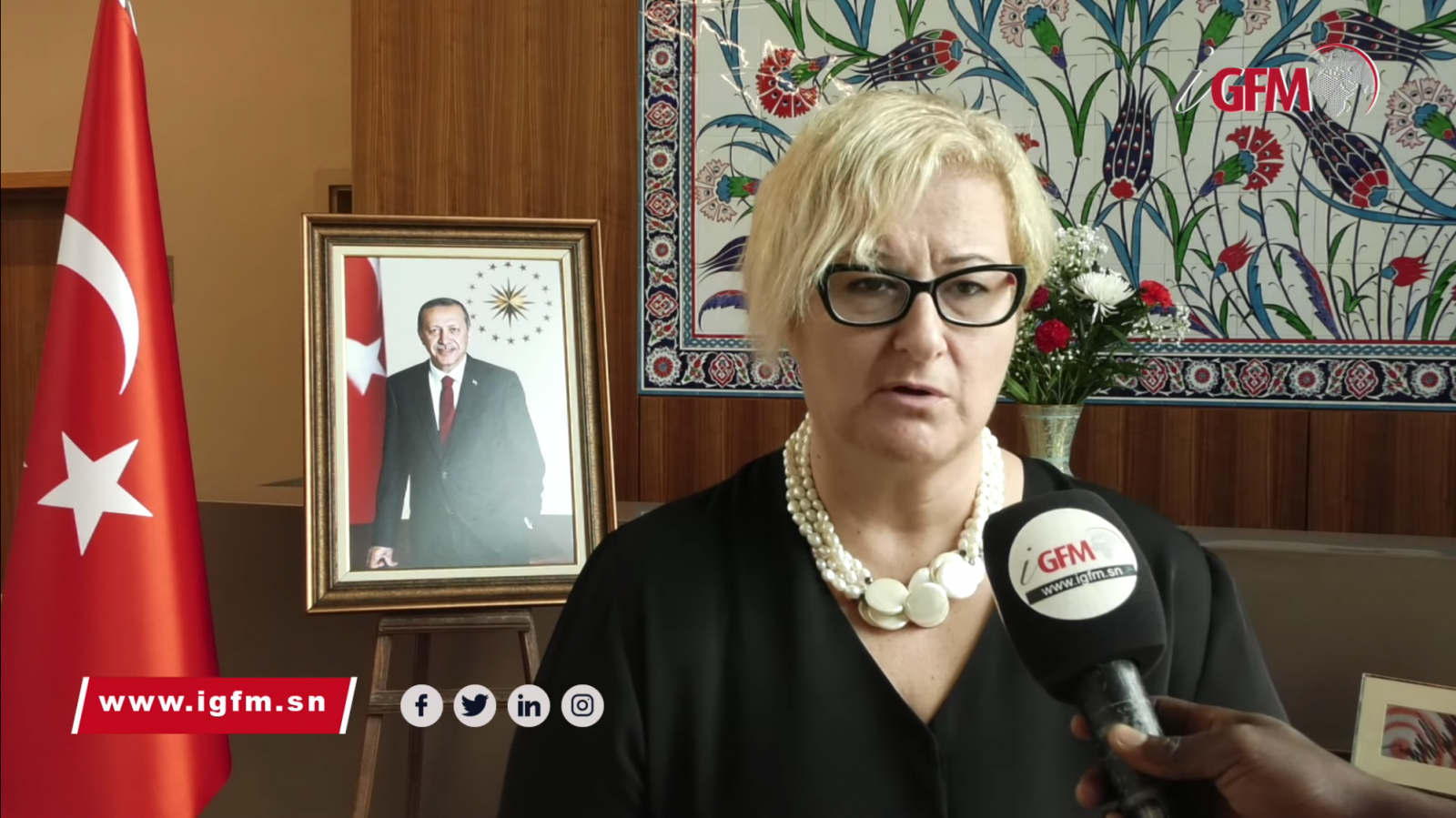 Présidentielle 2024 : L\'ambassadrice de la Türkiye ne craint pas pour le Sénégal