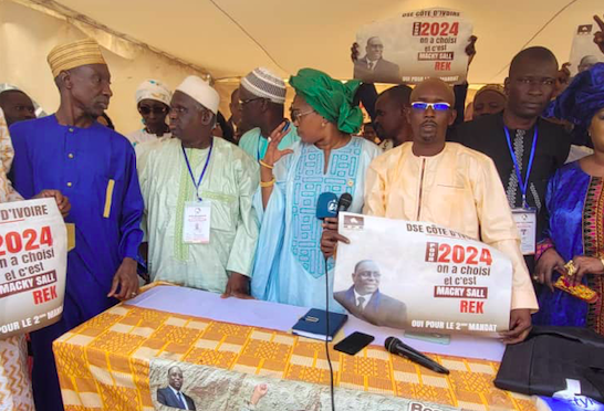 2024: Macky investi candidat de Benno Book Yaakaar par la DSE/Côte d’Ivoire 