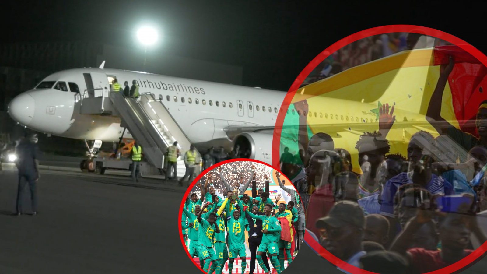 DIRECT-Suivez l'arrivée des Lions à l'aéroport Léopold Sédar Senghor