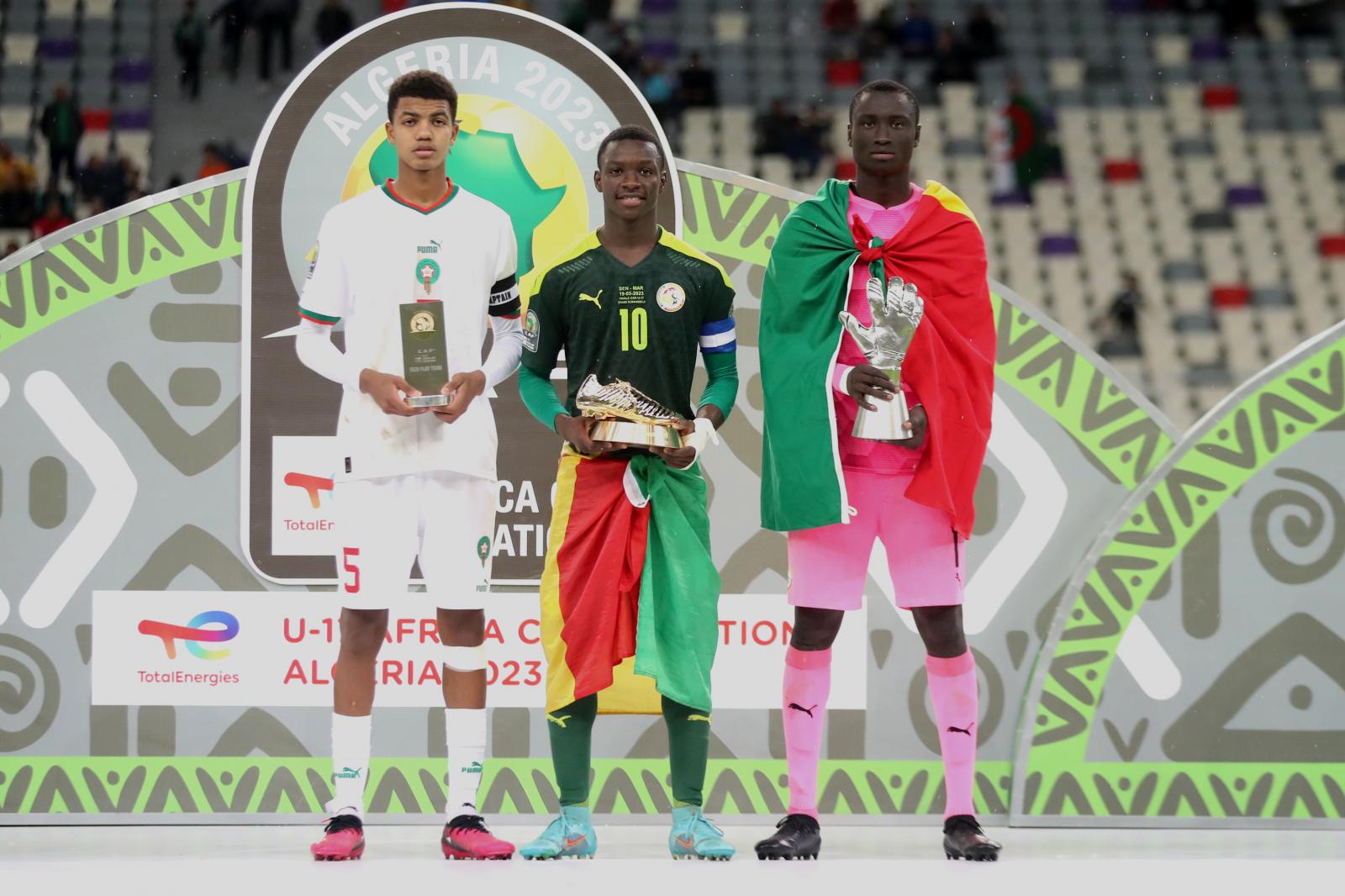CAN U17 : le Sénégal rafle presque toutes les récompenses 