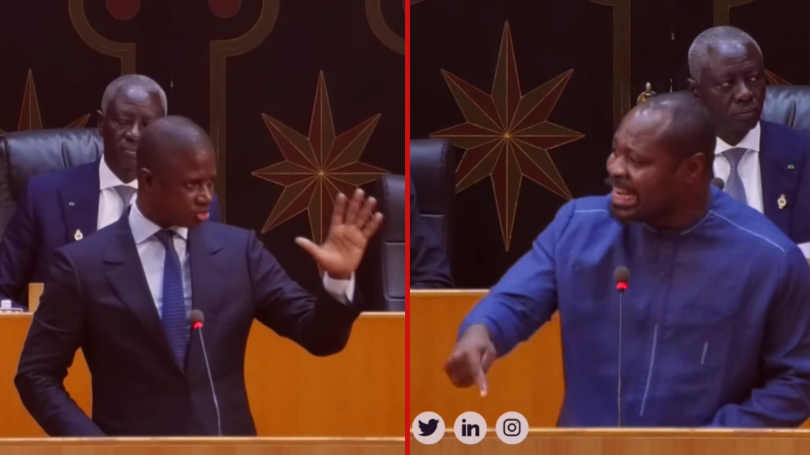 Assemblée : L\'échange électrique entre Guy Marius et Antoine Diome  (Vidéos)