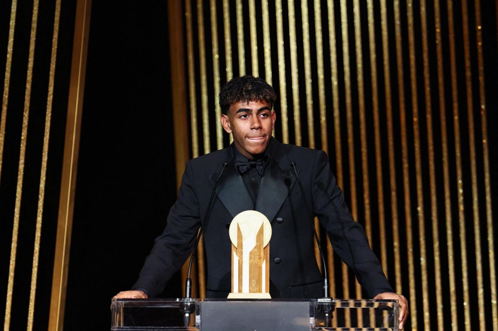 Cérémonie Ballon d\'Or 2024 : Lamine Yamal récompensé
