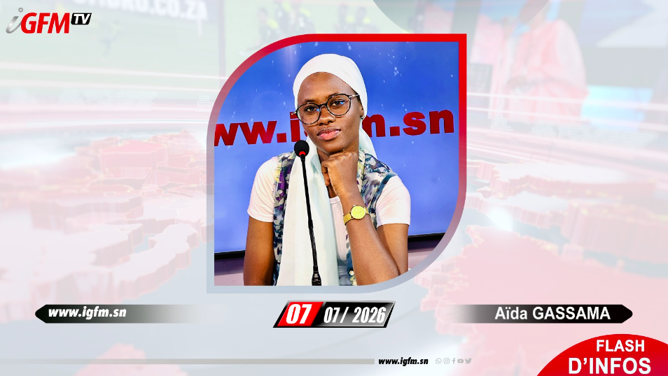 Flash d\'Infos Soir IGFM TV du 07 07 2026 avec Aida Gassama