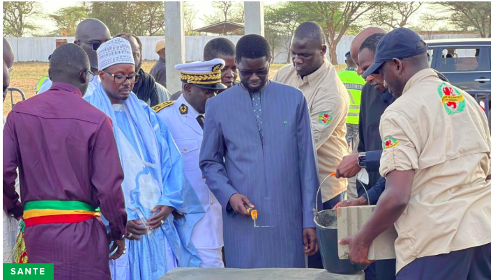 Touba - Le président Diomaye Faye pose de la première pierre de l’hôpital international Jalibatoul Marakhib